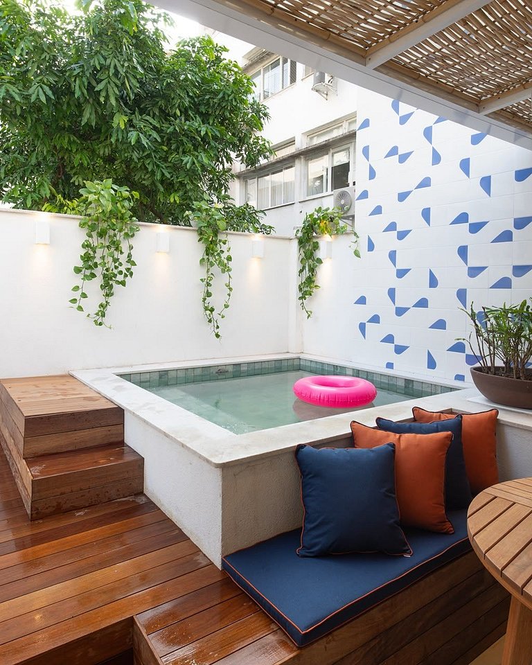 JB403|Dúplex con piscina en Jardim Botânico