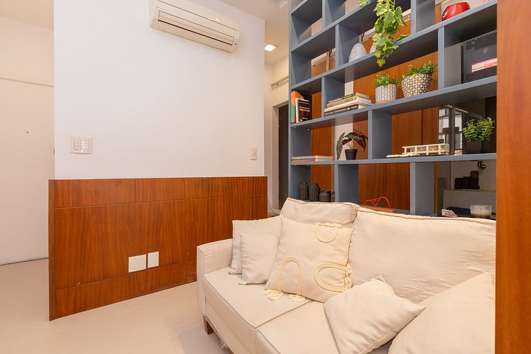 Ata302b | Apto luxuoso no Leblon próximo à praia