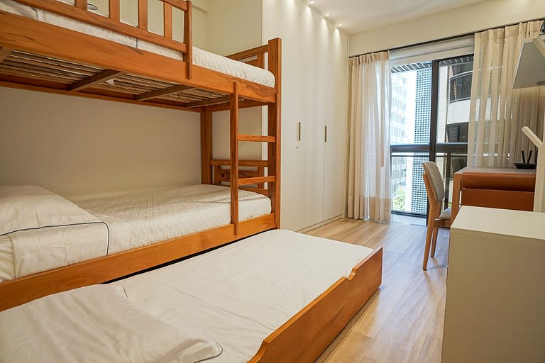 Souto104|Apto luxuoso 2 quartos em Ipanema