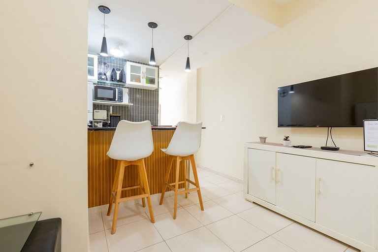 Ns907| Quarto e Sala Funcional em Copacabana