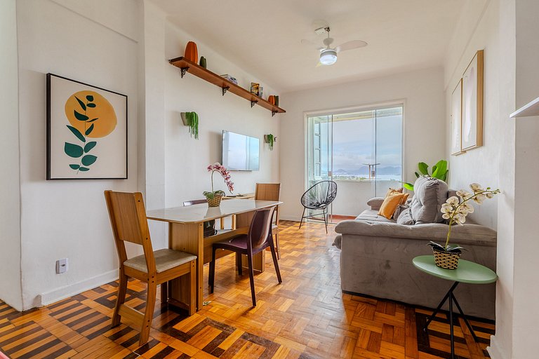 Glória801|Apto com 3 quartos e vista espetacular!