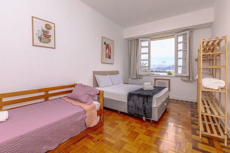 Glória801|Apto com 3 quartos e vista espetacular!