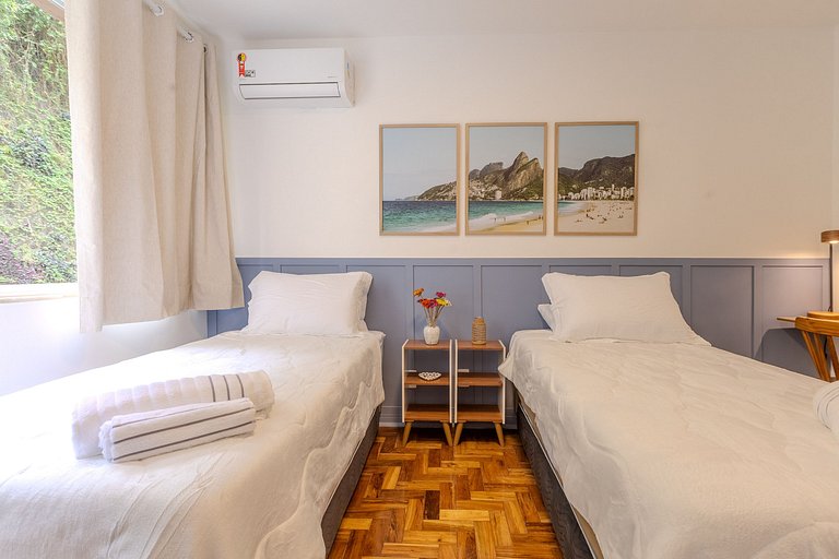 Um refúgio moderno em Ipanema